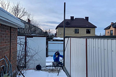 Одноэтажный дом с террасой